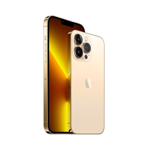 گوشی موبایل اپل iPhone 13 Pro Max رنگ طلایی ظرفیت 256GB-دو سیمکارت -نات اکتیو