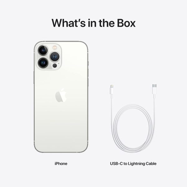 گوشی موبایل اپل iPhone 13 Pro Max رنگ سیلور ظرفیت 256GB-دو سیمکارت -نات اکتیو