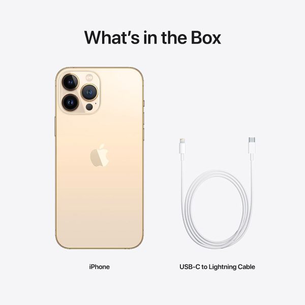 گوشی موبایل اپل iPhone 13 Pro Max رنگ طلایی ظرفیت 256GB-دو سیمکارت -نات اکتیو