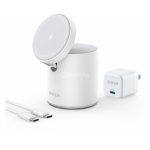 شارژر بی سیم انکر Magnetic Wireless Charger MagGo – مدل B2568 - رنگ سفید