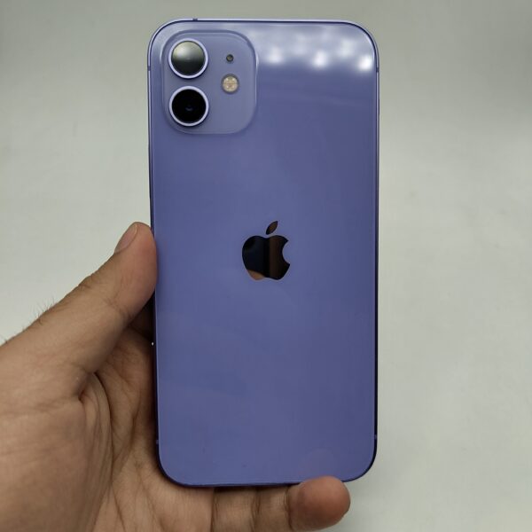گوشی موبایل دست دوم اپل مدل iPhone 12 ظرفیت ۱۲۸ گیگابایت _ رنگ بنفش دوسیم ZA
