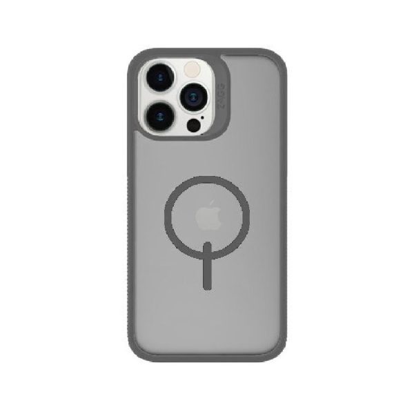 قاب محافظ مگ سیف مناسب 14 پرو - Hampton Snap Case Gray