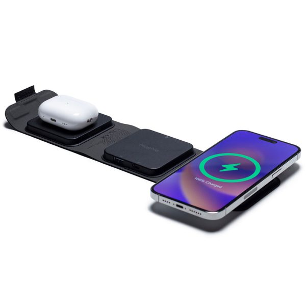 شارژر بی‌سیم دوگانه موفی مدل Mophie Snap+ Multi-Device Travel Charger