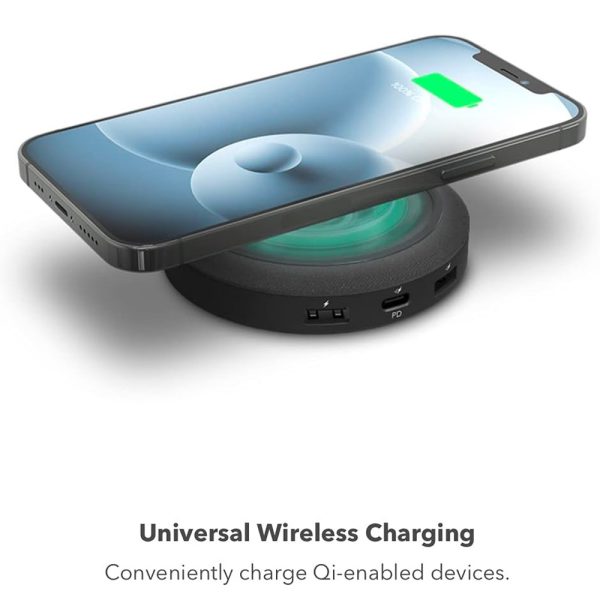 شارژر بی‌سیم موفی مدل Mophie Wireless Charging Hub-مشکی