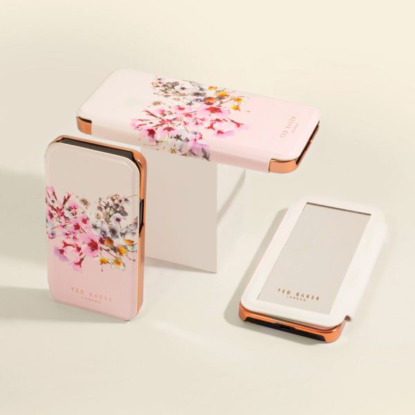 کیف آیفون ۱۴ پرو مکس Ted Baker Elderflower Case With Mirror