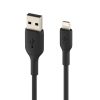 کابل شارژ USB به لایتنینگ بلکین مدل CAA001bt1MBK طول 1 متر | رنگ مشکی