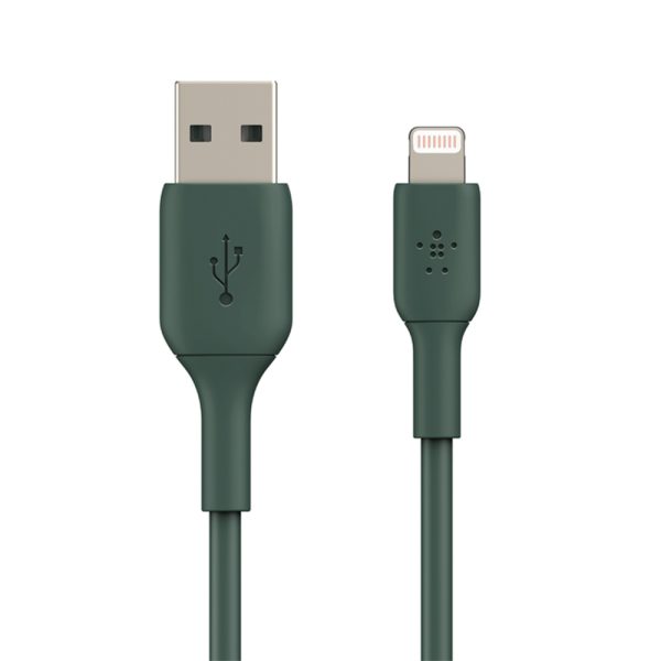کابل شارژ USB به لایتنینگ بلکین مدل CAA001bt1MMG طول 1 متر | رنگ سبز