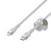 کابل شارژ USB-C به لایتنینگ بلکین مدل CAA0۱۱bt1MWH طول ۱متر | رنگ سفید