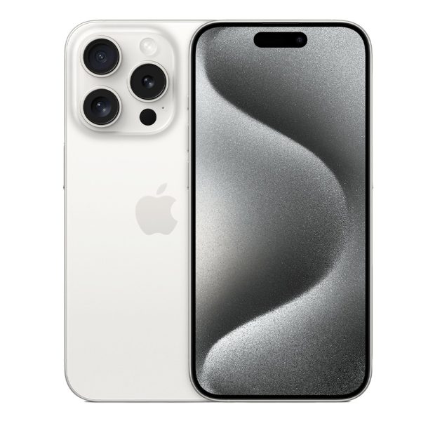 گوشی موبایل اپل iPhone ۱۵ Pro رنگ تیتانیوم سفید (White Titanium) حافظه ۵۱۲ گیگ