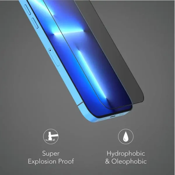 گلس شفاف لولو مناسب براب آیفون ۱۴ پرو مدل Anti-Static Twice Tempered Glass
