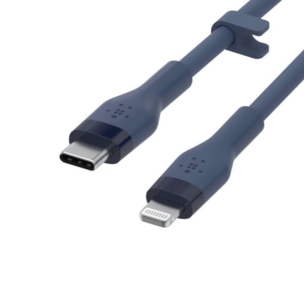کابل شارژ USB-C به لایتنینگ بلکین مدل CAA0۰۹bt1MBL طول ۱متر | رنگ آبی