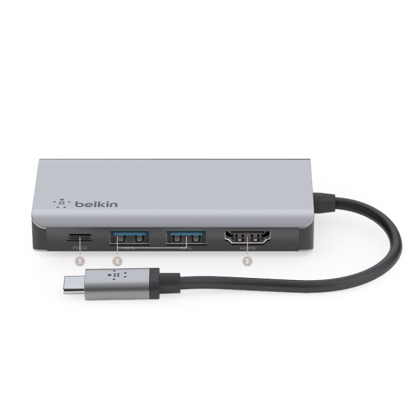 هاب 4 پورت USB-C بلکین مدل AVC006BTSGY