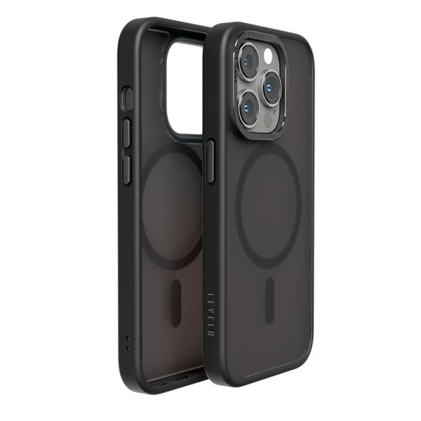 کیس مگ سیف لولو مدل Levelo Kayo مناسب iPhone 14 Pro Max - مشکی مات