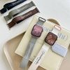 بند speed master مدل omega swatch مناسب برای اپل واچ سایز 42,44,45,49 mm رنگ مشکی