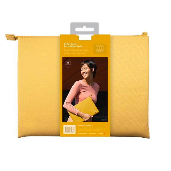 کیف لپ تاپ یونیک LYON-CYELLOW مناسب تا سایز ۱۴ اینچ رنگ زرد