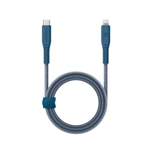 کابل USB-C 60W به LIGHTNING انرژیا مدل FLOW رنگ آبی