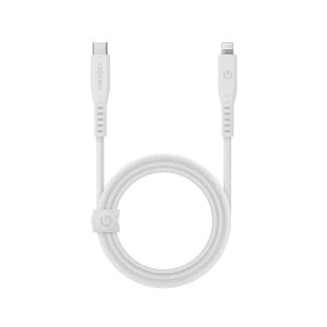کابل USB-C 60W به LIGHTNING انرژیا مدل FLOW رنگ سفید طول ۱.۵ متری