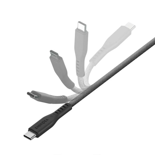 کابل USB-C 240W به LIGHTNING انرژیا مدل FLOW رنگ مشکی