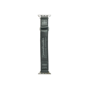 بند speed master مدل omega swatch مناسب برای اپل واچ سایز 42,44,45,49 mm رنگ مشکی