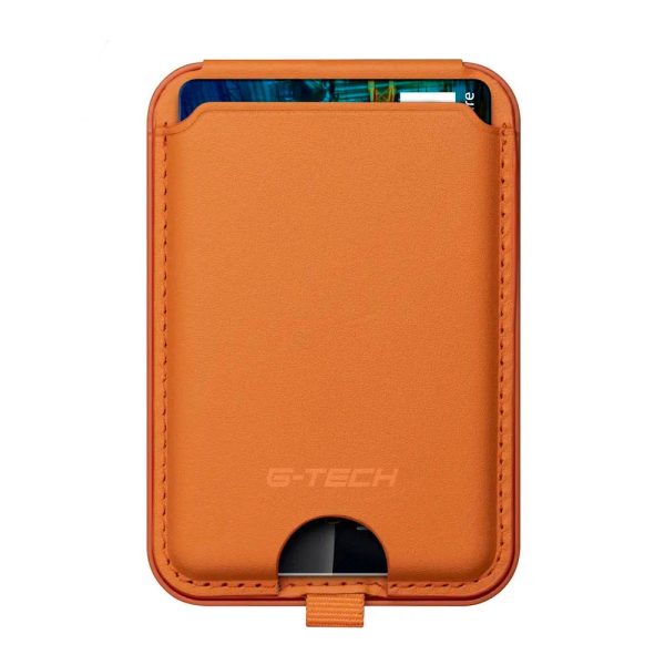 جاکارتی و استند مگنتی برند جیتک G-TECH Magnetic Card Holder رنگ قهوه ای