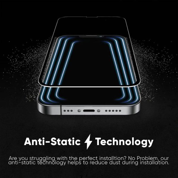 محافظ صفحه نمایش آیفون ۱۵ پرو مکس برند جیتک مدل G-TECH G-FORCE HD IPHONE 15 Pro Max
