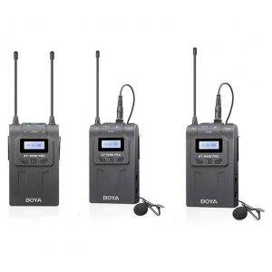 ست میکروفن بی سیم بویا مدل WM8 PRO مجموعه 3 عددی