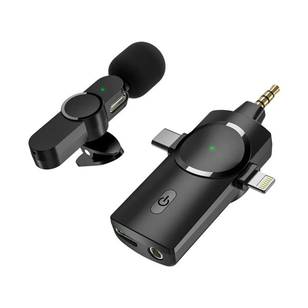 میکروفون بیسیم جیتک مدل AP0031-2 | رنگ مشکی