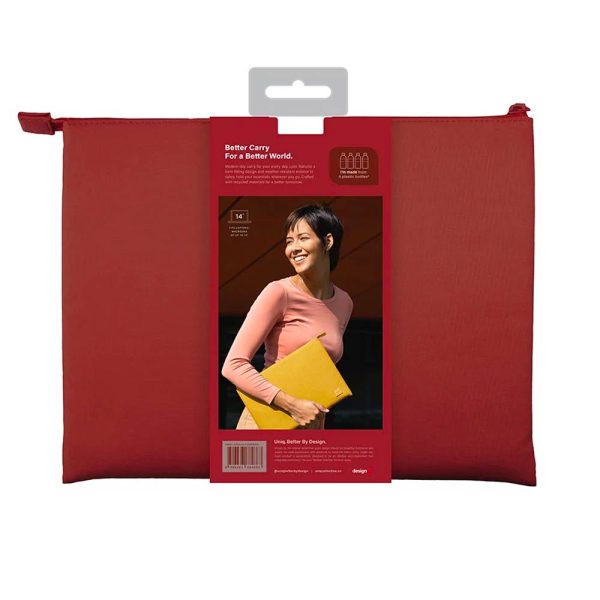 کیف لپ تاپ یونیک LYON-CYELLOW مناسب تا سایز ۱۴ اینچ رنگ قرمز