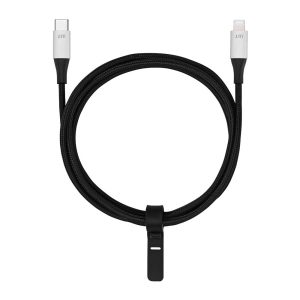 کابل جاست موبایل مدل Just Mobile AluCable USB-C to Lightning طول 1.2 متر