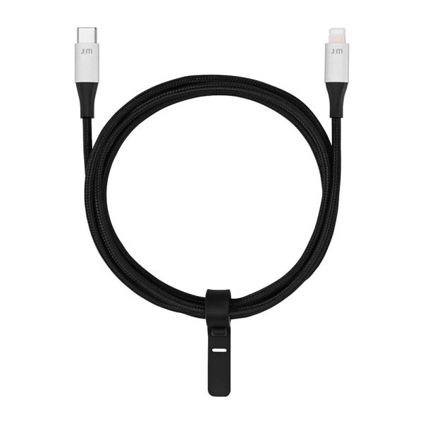 کابل جاست موبایل مدل Just Mobile AluCable USB-C to Lightning طول 1.2 متر