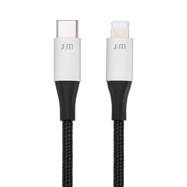 کابل جاست موبایل مدل Just Mobile AluCable USB-C to Lightning طول 1.2 متر