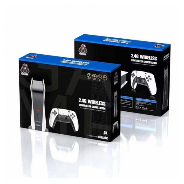 کنسول گیم استیک طرح PS5 حافظه ۱۲۸ گیگ مدل 4K ultra HD کلاسیک 2.4G