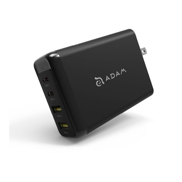 آداپتور شارژر آدام المنتس مدل Adam Elements Omnia Pro 100W GaN | رنگ مشکی