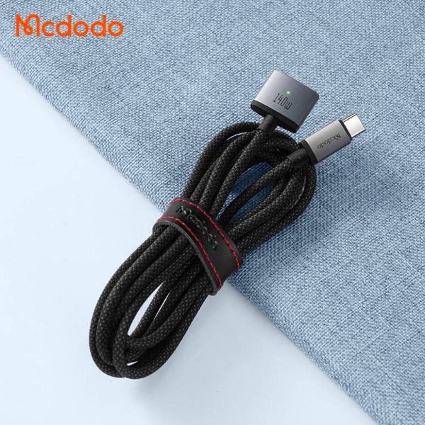 کابل شارژ 140 وات مک بوک تایپ سی به مگ سیف 3 مک دودو مدل MCDODO CA-1470 | طول 2متر