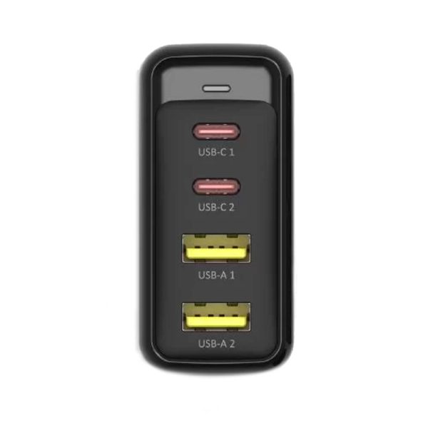 آداپتور شارژر آدام المنتس مدل Adam Elements Omnia Pro 100W GaN | رنگ مشکی