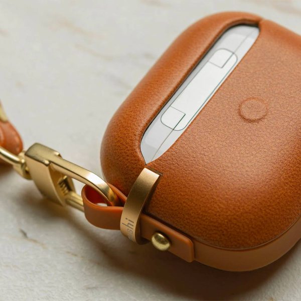 کیس ایرپاد ۳ موشی مدل Moshi Pebbo Luxe رنگ قهوه ای