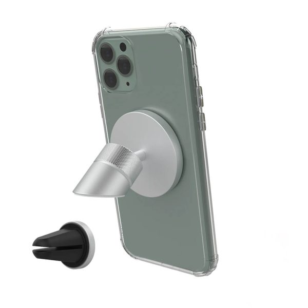 پایه نگهدارنده برند جاست موبایل مدل AluDisc Go Car Mount مناسب برای گوشی تا صفحه 8 اینچ