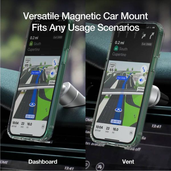 پایه نگهدارنده برند جاست موبایل مدل AluDisc Go Car Mount مناسب برای گوشی تا صفحه 8 اینچ