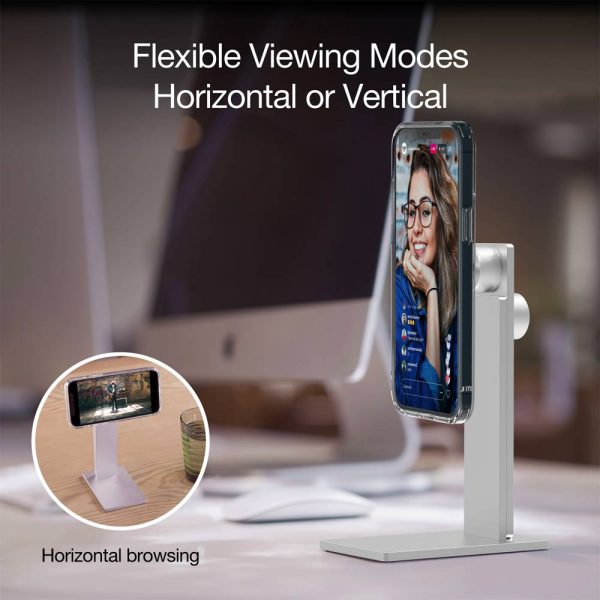 پایه نگهدارنده جاست موبایل مدل AluDisc™ Pro Smartphone Stand مخصوص آیفون