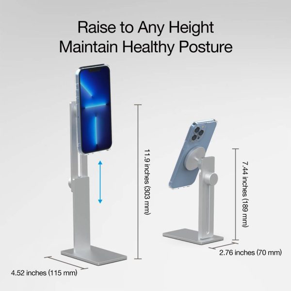 پایه نگهدارنده جاست موبایل مدل AluDisc™ Pro Smartphone Stand مخصوص آیفون