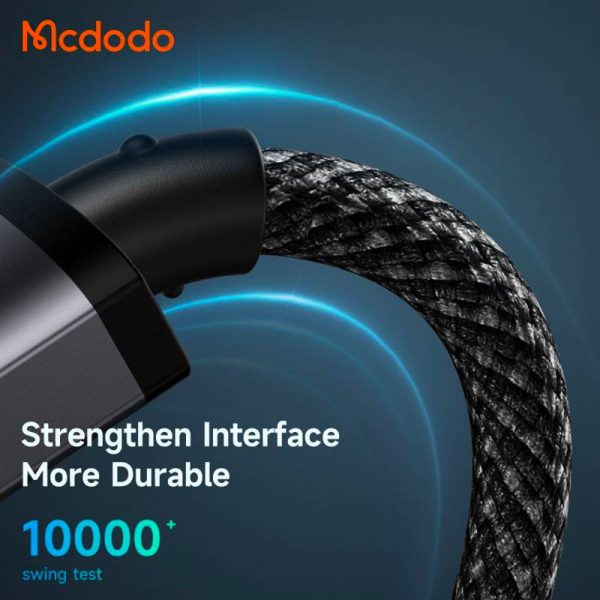 کابل شارژ 140 وات مک بوک تایپ سی به مگ سیف 3 مک دودو مدل MCDODO CA-1470 | طول 2متر