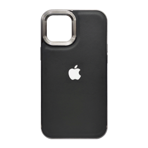 قاب گوشی magic mask چرمی مناسب برای Apple iPhone 12 pro  رنگ مشکی