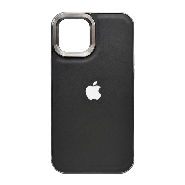 قاب گوشی magic mask چرمی مناسب برای Apple iPhone 12 pro  رنگ مشکی