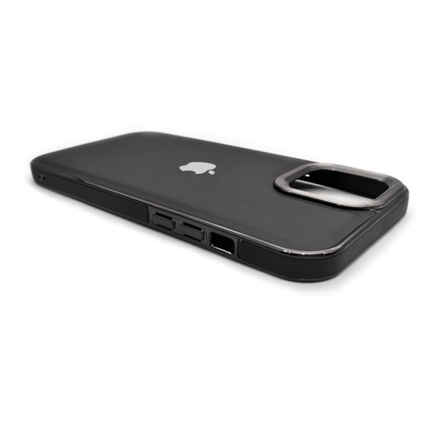 قاب گوشی magic mask چرمی مناسب برای Apple iPhone 12 pro  رنگ مشکی