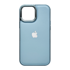 قاب گوشی magic mask چرمی مناسب برای Apple iPhone ۱۳ pro max  رنگ آبی