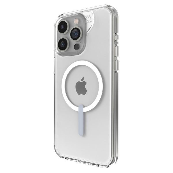 قاب مگ‌سیف زگ مدل ZAGG Clear Snap Case مناسب iPhone ۱۵ Pro رنگ شفاف