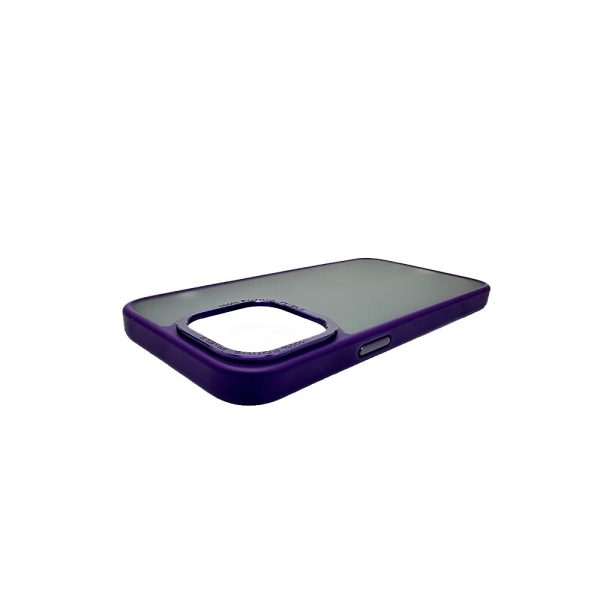 قاب Magic Mask دودی مات مناسب برای Apple iPhone 14 Pro Max رنگ بنفش