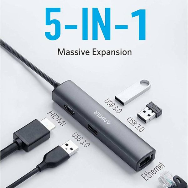 هاب انکر PowerExpand+ 5 in 1 USB-C | مدل A8338