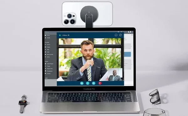پایه نگهدارنده مگنتی موبایل MiLi ORBITA 360 Pro Magnetic Laptop Phone Holder