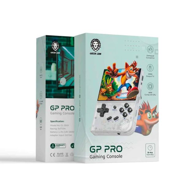 کنسول بازی قابل حمل گرین لاین مدل GP Pro رنگ طوسی